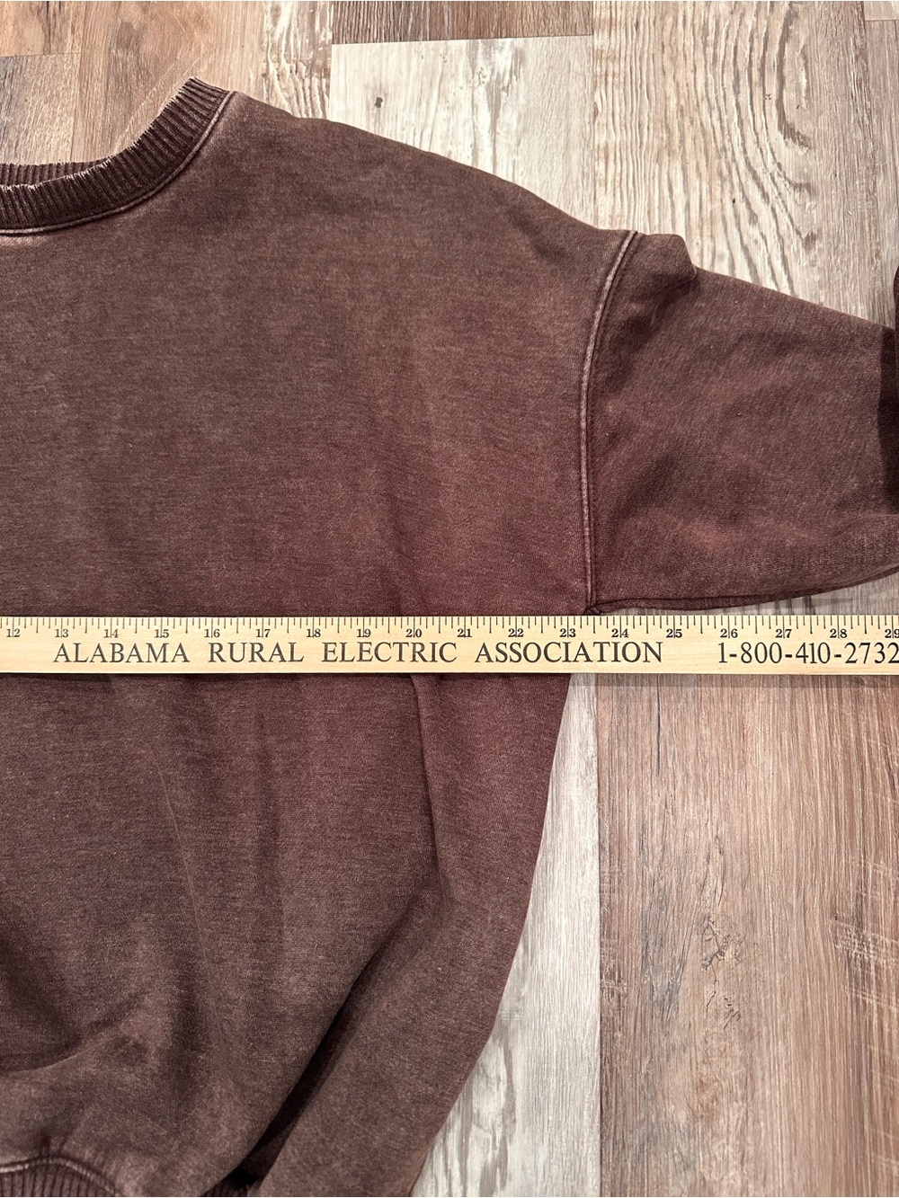 Zenana Outfitters Acid Washed Crewneck Sweatshirt Soft Cozy Fall Sz M - Picture 4 of 11